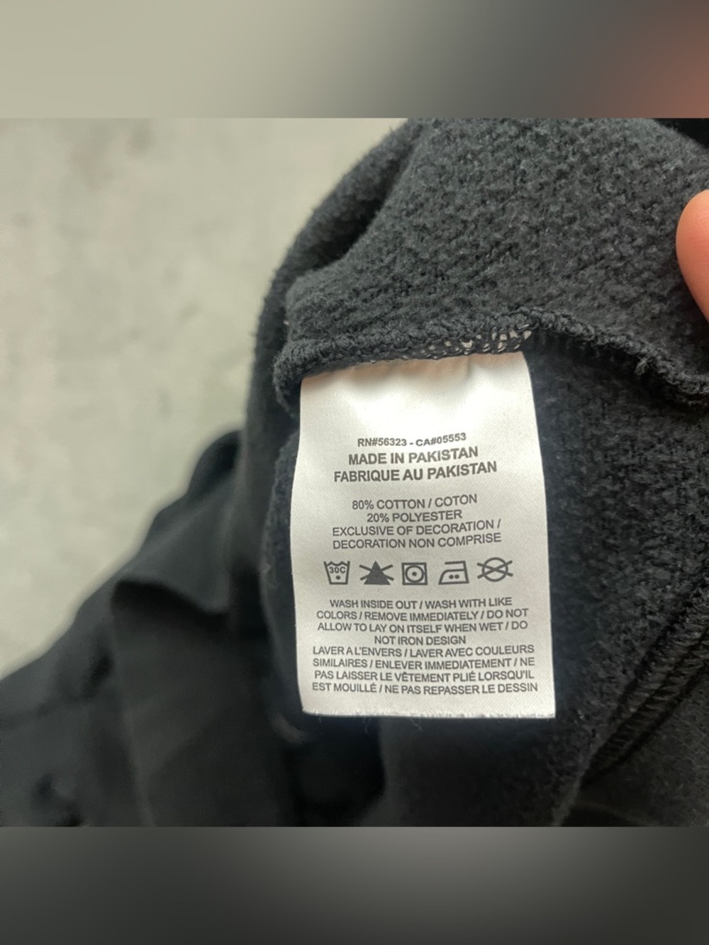 Nike Phoenix Fleece Cropped Crewneck Sweatshirt Size 2X Black Center Logo - Picture 6 of 9